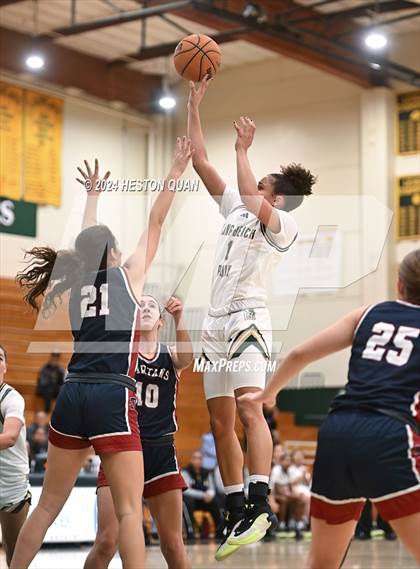 Thumbnail 1 in Long Beach Poly vs. St. Margaret's (VP/Brea Winter Classic) photogallery.
