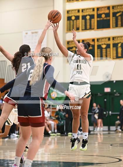 Thumbnail 1 in Long Beach Poly vs. St. Margaret's (VP/Brea Winter Classic) photogallery.