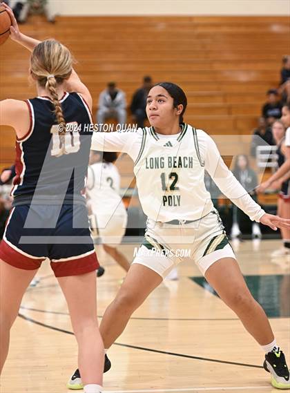 Thumbnail 1 in Long Beach Poly vs. St. Margaret's (VP/Brea Winter Classic) photogallery.