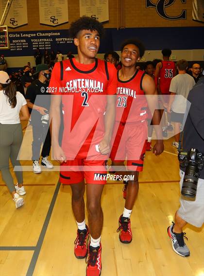 Thumbnail 3 in Centennial vs. Sierra Canyon (CIF-SS Open Final) photogallery.