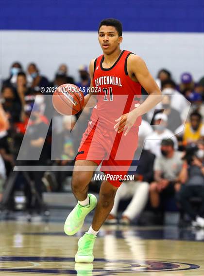 Thumbnail 2 in Centennial vs. Sierra Canyon (CIF-SS Open Final) photogallery.