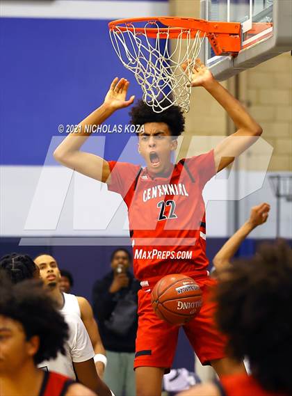 Thumbnail 2 in Centennial vs. Sierra Canyon (CIF-SS Open Final) photogallery.