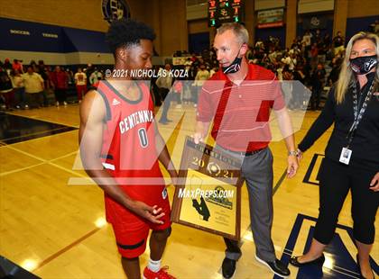 Thumbnail 1 in Centennial vs. Sierra Canyon (CIF-SS Open Final) photogallery.