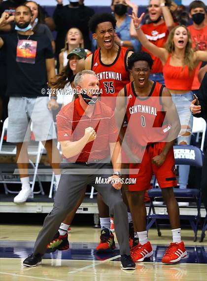 Thumbnail 3 in Centennial vs. Sierra Canyon (CIF-SS Open Final) photogallery.