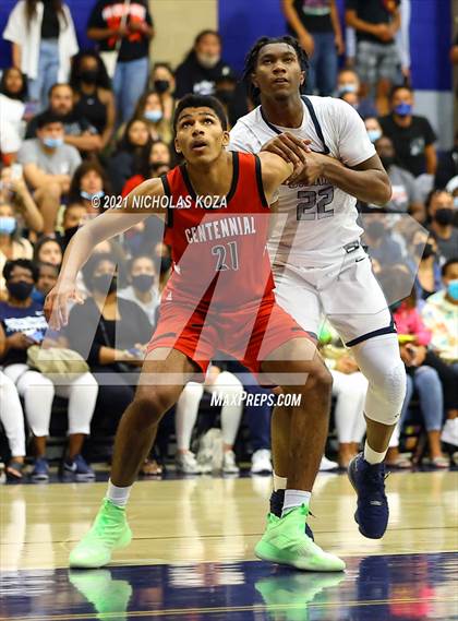 Thumbnail 2 in Centennial vs. Sierra Canyon (CIF-SS Open Final) photogallery.