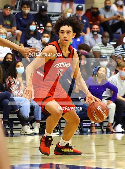 Thumbnail 3 in Centennial vs. Sierra Canyon (CIF-SS Open Final) photogallery.