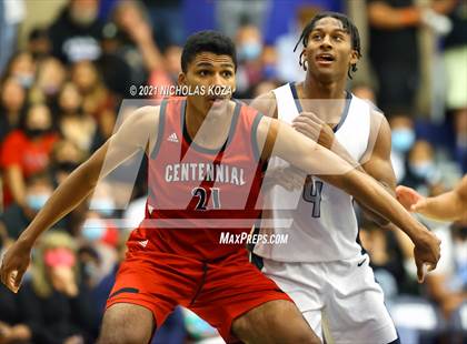 Thumbnail 1 in Centennial vs. Sierra Canyon (CIF-SS Open Final) photogallery.