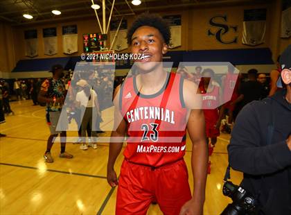 Thumbnail 1 in Centennial vs. Sierra Canyon (CIF-SS Open Final) photogallery.