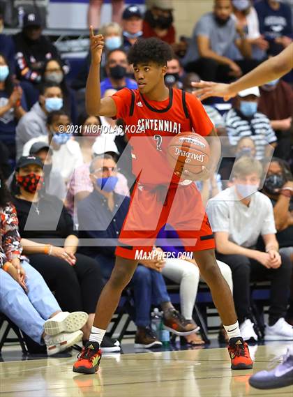 Thumbnail 1 in Centennial vs. Sierra Canyon (CIF-SS Open Final) photogallery.