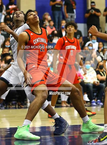 Thumbnail 1 in Centennial vs. Sierra Canyon (CIF-SS Open Final) photogallery.