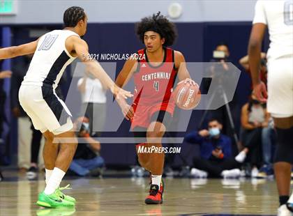 Thumbnail 1 in Centennial vs. Sierra Canyon (CIF-SS Open Final) photogallery.