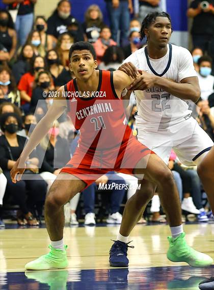 Thumbnail 1 in Centennial vs. Sierra Canyon (CIF-SS Open Final) photogallery.