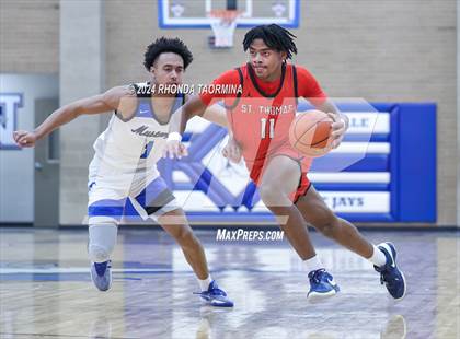 Thumbnail 1 in Friendswood vs. St. Thomas Catholic photogallery.