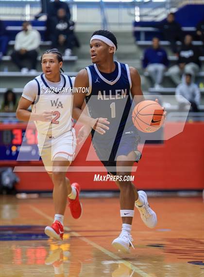 Thumbnail 1 in Allen vs. Westminster Academy photogallery.