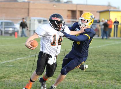 Thumbnail 1 in Salmon @ Marsing (IHSAA 2A Quarterfinal) photogallery.