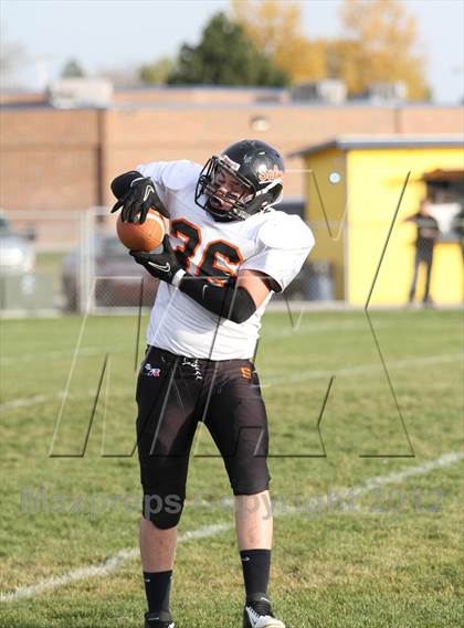Thumbnail 1 in Salmon @ Marsing (IHSAA 2A Quarterfinal) photogallery.