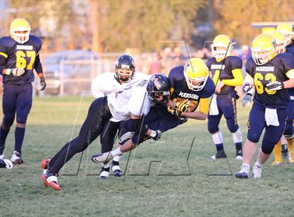 Thumbnail 2 in Salmon @ Marsing (IHSAA 2A Quarterfinal) photogallery.