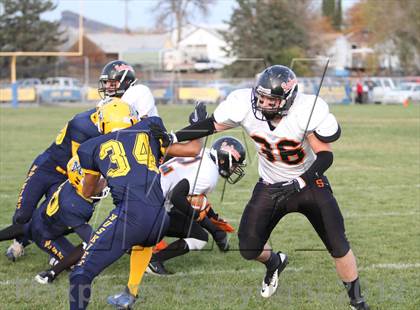 Thumbnail 1 in Salmon @ Marsing (IHSAA 2A Quarterfinal) photogallery.