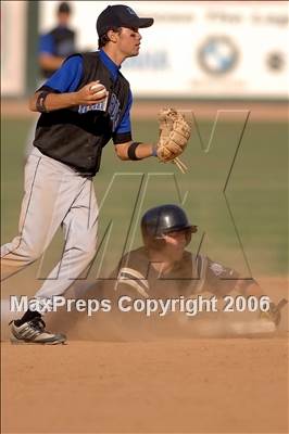 Thumbnail 2 in Bloomington Christian vs Saddleback Valley Christian (D7 Section Final) #2 photogallery.