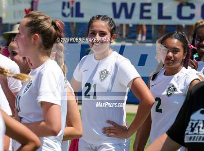 Thumbnail 2 in Cedar Park vs. Wakeland (UIL 5A Soccer Division II Final) photogallery.