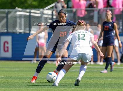 Thumbnail 1 in Cedar Park vs. Wakeland (UIL 5A Soccer Division II Final) photogallery.