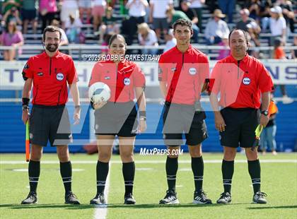Thumbnail 2 in Cedar Park vs. Wakeland (UIL 5A Soccer Division II Final) photogallery.