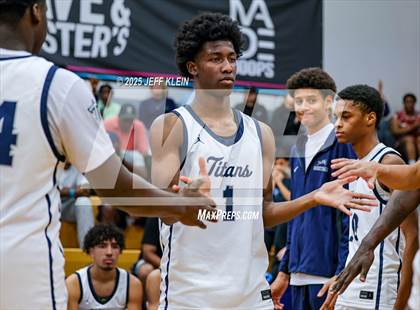 Thumbnail 1 in Sports Leadership & Management vs. Prolific Prep (Made Hoops - Miami Tip-Off) photogallery.