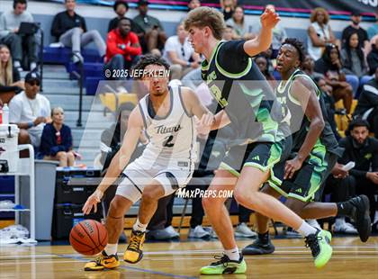 Thumbnail 1 in Sports Leadership & Management vs. Prolific Prep (Made Hoops - Miami Tip-Off) photogallery.