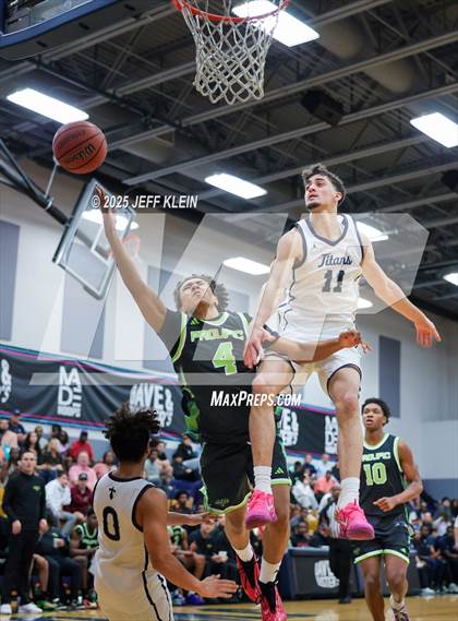 Thumbnail 2 in Sports Leadership & Management vs. Prolific Prep (Made Hoops - Miami Tip-Off) photogallery.