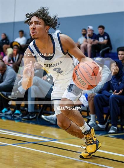 Thumbnail 1 in Sports Leadership & Management vs. Prolific Prep (Made Hoops - Miami Tip-Off) photogallery.