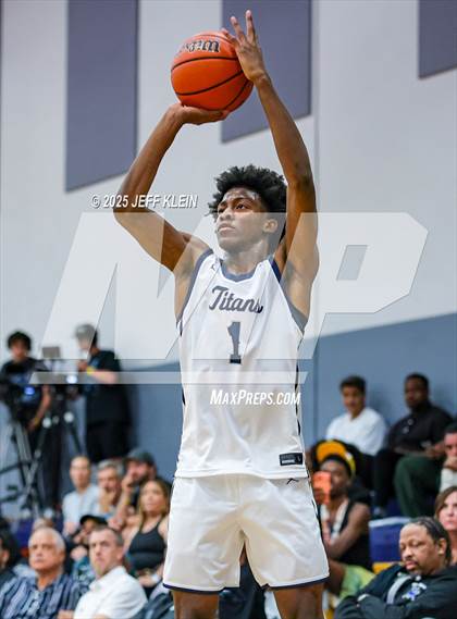 Thumbnail 1 in Sports Leadership & Management vs. Prolific Prep (Made Hoops - Miami Tip-Off) photogallery.