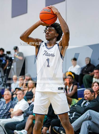 Thumbnail 3 in Sports Leadership & Management vs. Prolific Prep (Made Hoops - Miami Tip-Off) photogallery.