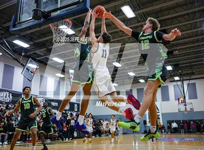 Thumbnail 2 in Sports Leadership & Management vs. Prolific Prep (Made Hoops - Miami Tip-Off) photogallery.