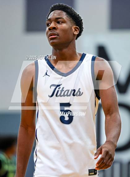 Thumbnail 1 in Sports Leadership & Management vs. Prolific Prep (Made Hoops - Miami Tip-Off) photogallery.