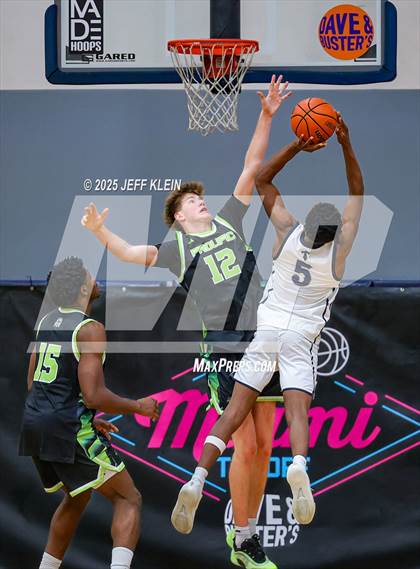 Thumbnail 1 in Sports Leadership & Management vs. Prolific Prep (Made Hoops - Miami Tip-Off) photogallery.