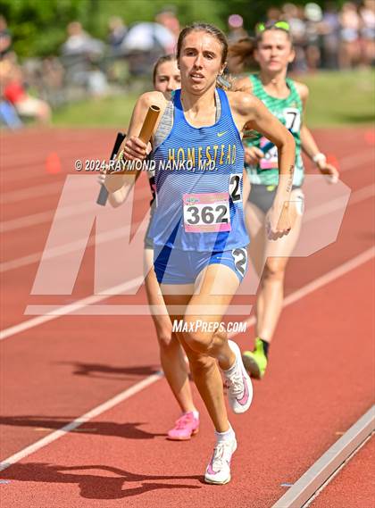 Thumbnail 1 in IHSAA Finals (4 x 800 Meter Heat 2)  photogallery.