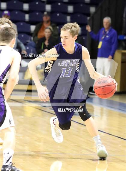 Thumbnail 2 in Longmont Christian vs. Creede/Lake City (CHSAA 1A Consolation Final)  photogallery.