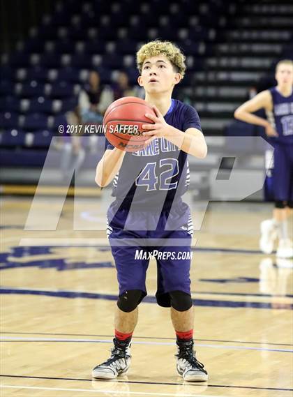 Thumbnail 2 in Longmont Christian vs. Creede/Lake City (CHSAA 1A Consolation Final)  photogallery.