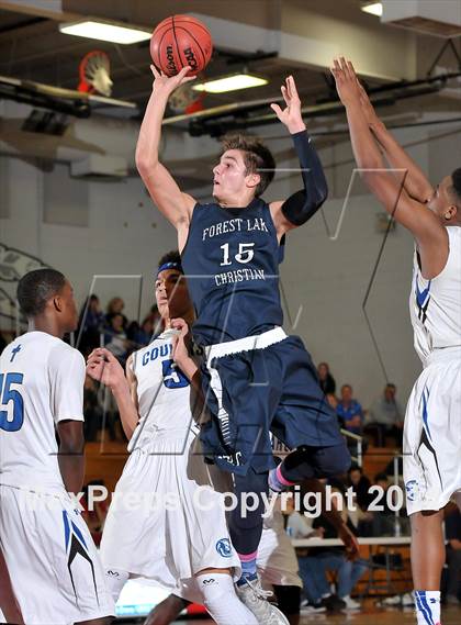 Thumbnail 1 in Forest Lake Christian vs. Capital Christian (CIF SJS D5 Playoffs) photogallery.