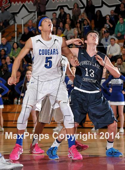 Thumbnail 1 in Forest Lake Christian vs. Capital Christian (CIF SJS D5 Playoffs) photogallery.