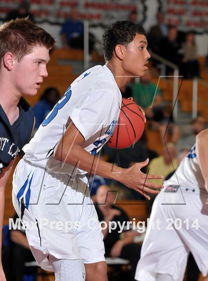 Thumbnail 1 in Forest Lake Christian vs. Capital Christian (CIF SJS D5 Playoffs) photogallery.
