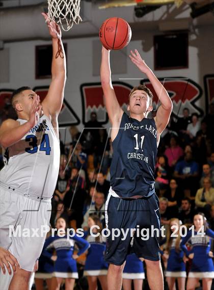 Thumbnail 1 in Forest Lake Christian vs. Capital Christian (CIF SJS D5 Playoffs) photogallery.