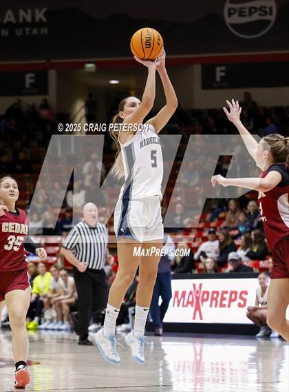 Thumbnail 1 in Cedar vs. Ridgeline (UHSAA 4A Quarterfinal) photogallery.