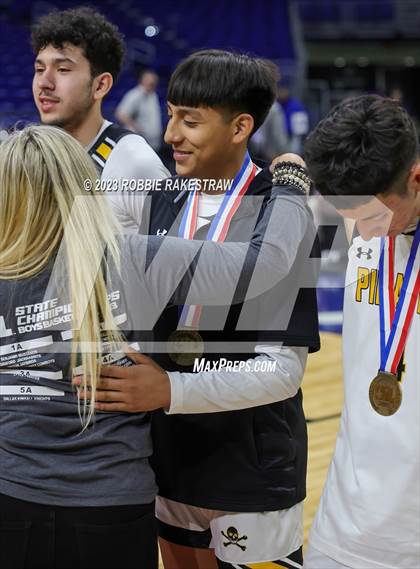 Thumbnail 2 in Lytle vs. Childress (UIL 3A Basketball State Semifinal Medal Ceremony) photogallery.