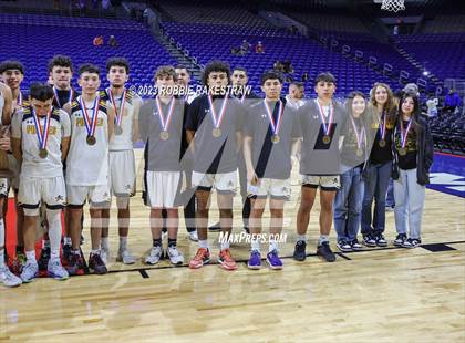 Thumbnail 2 in Lytle vs. Childress (UIL 3A Basketball State Semifinal Medal Ceremony) photogallery.