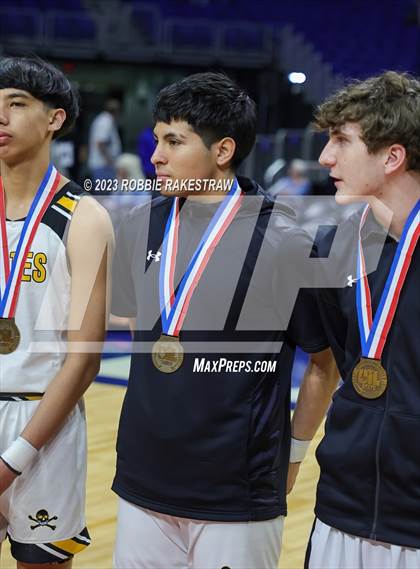 Thumbnail 2 in Lytle vs. Childress (UIL 3A Basketball State Semifinal Medal Ceremony) photogallery.