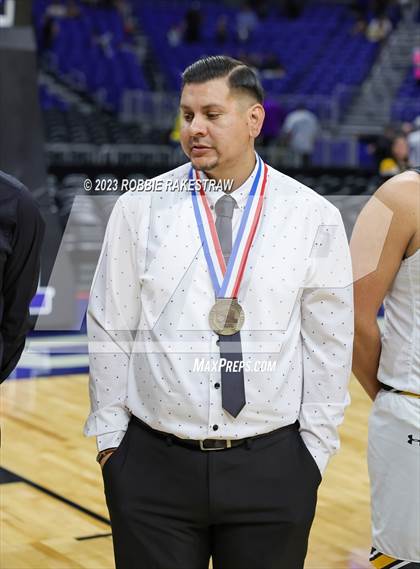 Thumbnail 1 in Lytle vs. Childress (UIL 3A Basketball State Semifinal Medal Ceremony) photogallery.