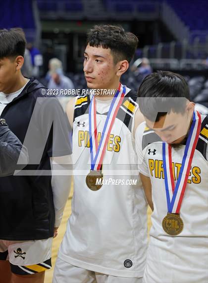 Thumbnail 1 in Lytle vs. Childress (UIL 3A Basketball State Semifinal Medal Ceremony) photogallery.