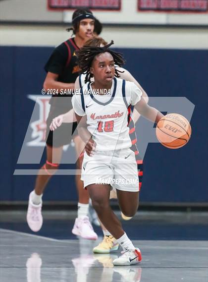 Thumbnail 2 in Maranatha vs Arcadia (Annual Rose City Roundball Classic) photogallery.