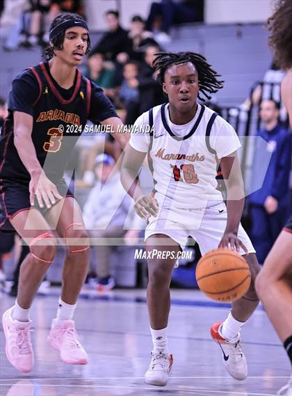 Thumbnail 1 in Maranatha vs Arcadia (Annual Rose City Roundball Classic) photogallery.